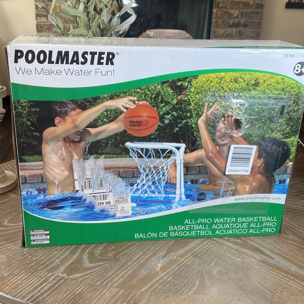 NEW! Sealed Poolmaster Pool Basketball 🏀 Hoop & Ball Swimming Pool Game